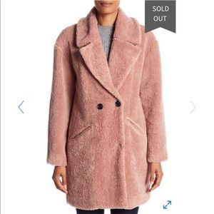 lucky brand missy short faux fur jacket